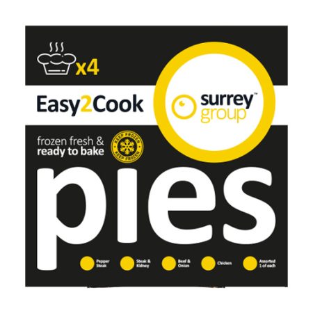 Beef & Onion Pie 4-pack