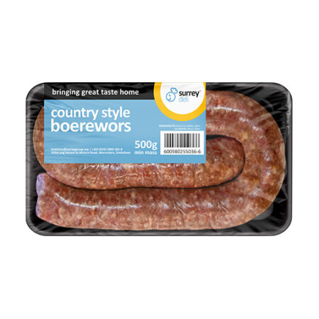 Country Style Boerewors - 500g